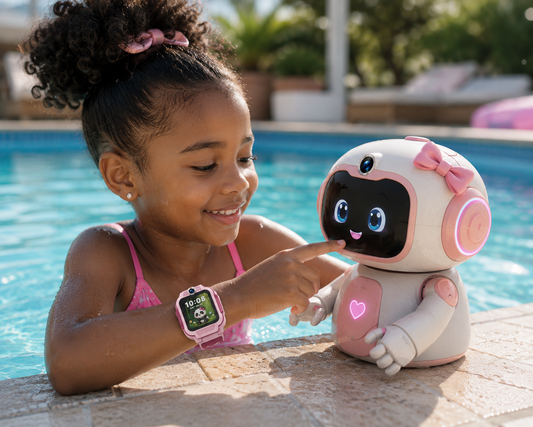Moon Dream – Montre Connectée Enfant Premium | imoo Z3 GPS 4G, Écran OLED HD & Étanche 20m