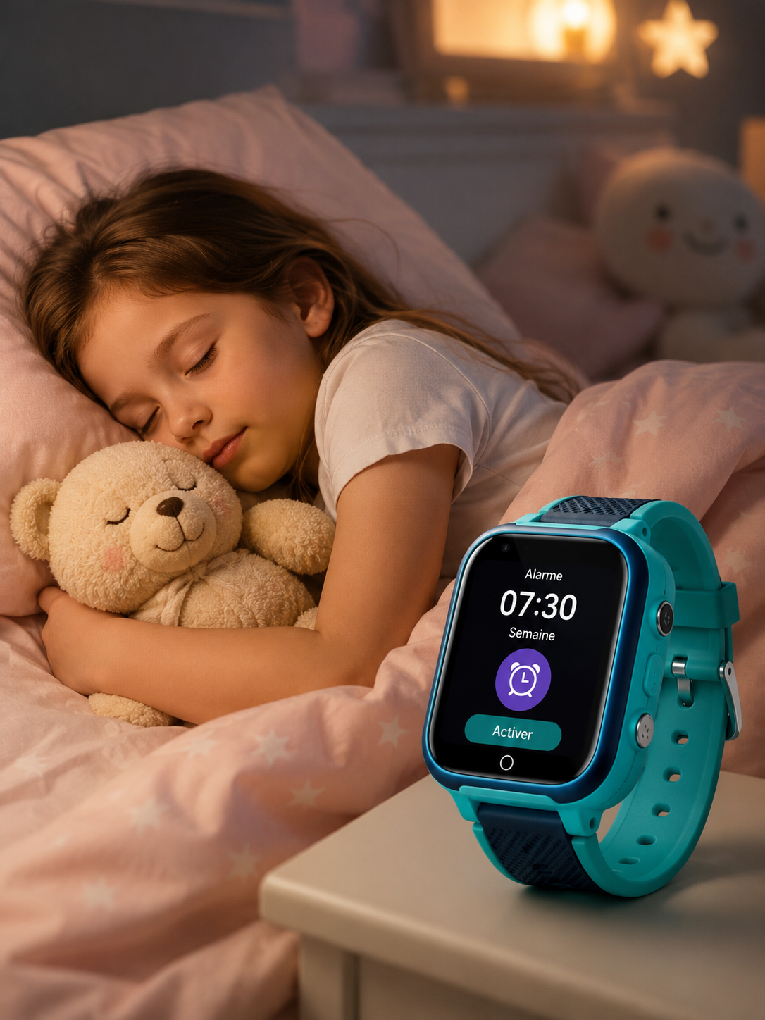 Moon Dream Kids Watch LT21 — Montre Connectée 4G Enfant | GPS | Appel Vidéo | SOS | IP67