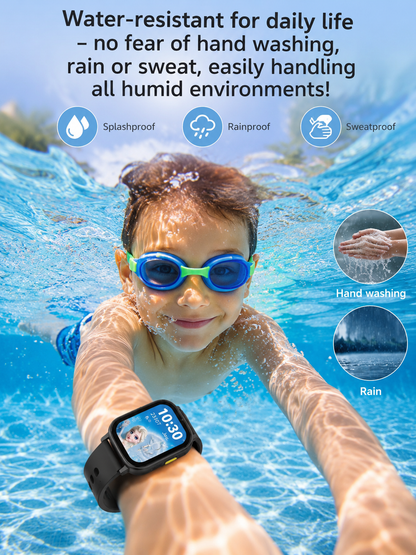 Moon Dream PlayWatch — Montre Enfant 22 Jeux, Caméra HD & Suivi Sommeil