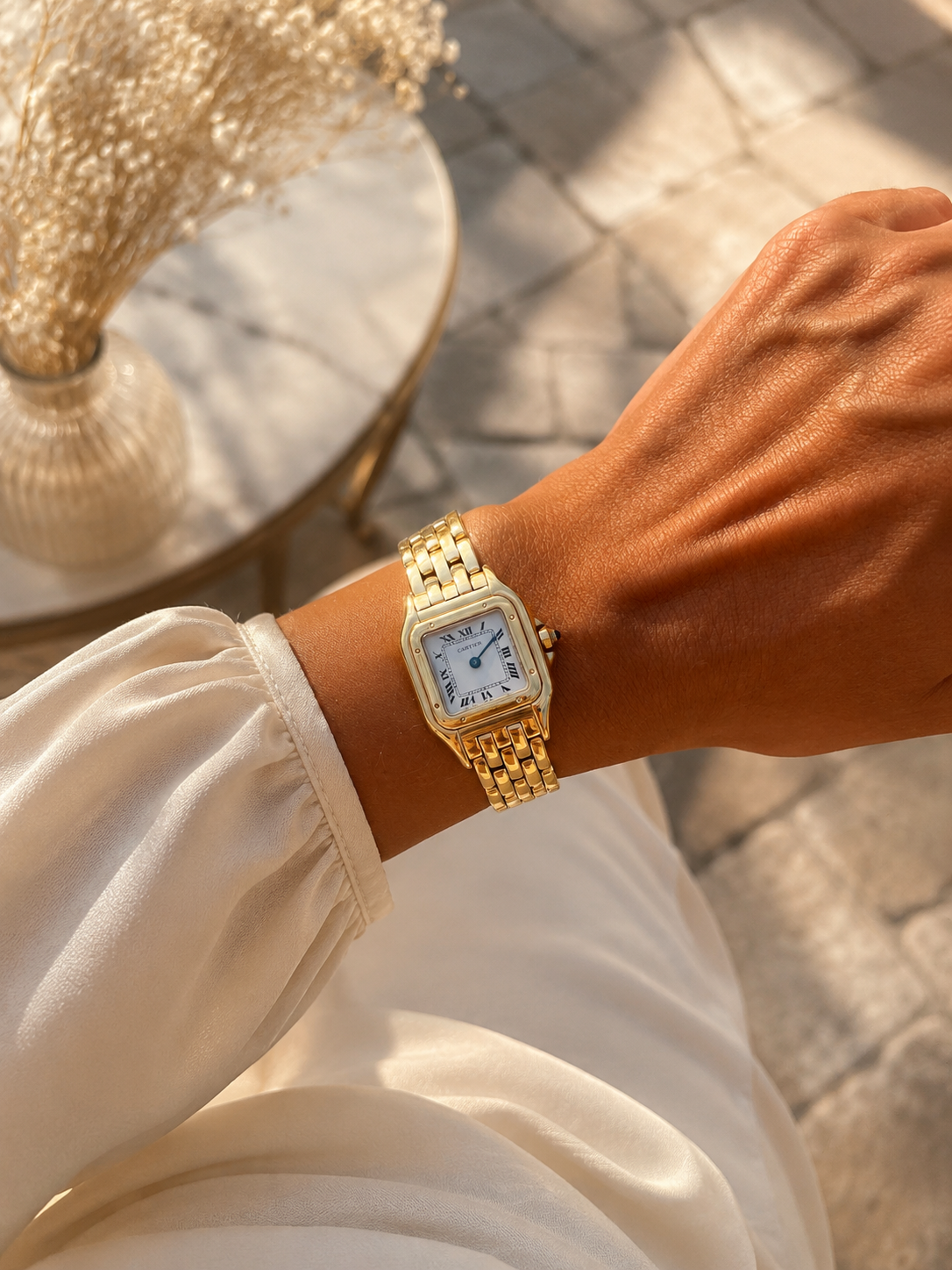 Moon Dream – Montre Femme Mini Luxe | Acier Inoxydable Doré, Mouvement Automatique
