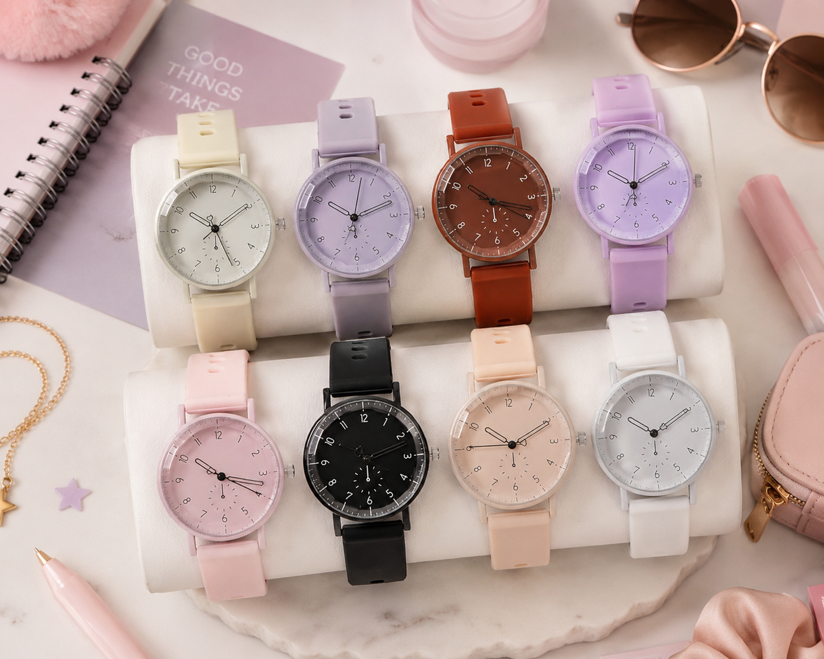 Moon Dream | Montre Quartz Femme “ Adolescente”– Style Minimaliste & Casual Chic