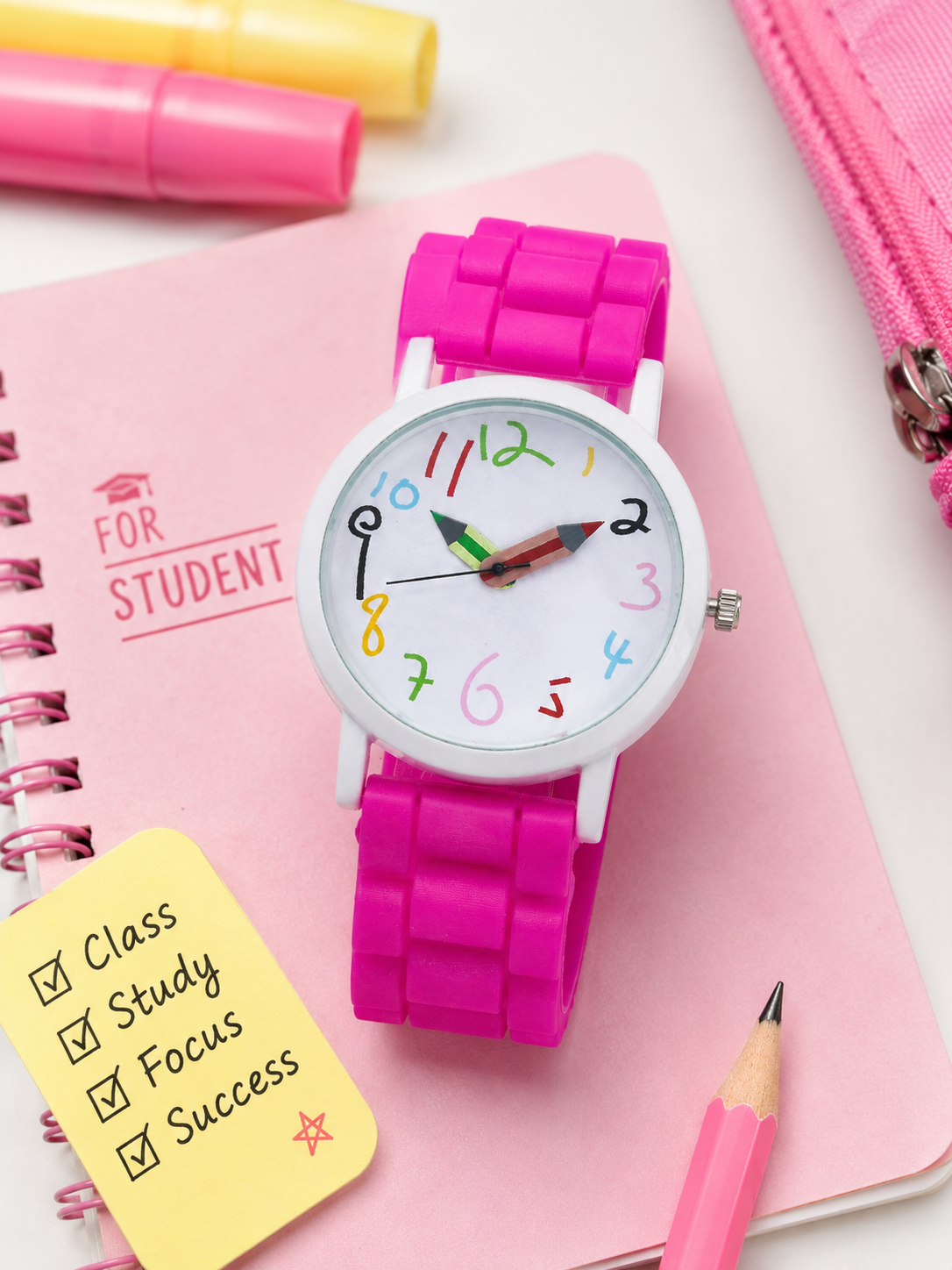 Moon Dream – Montre Enfant & Femme Silicone Jelly | Quartz, 9 Coloris, Style Casual