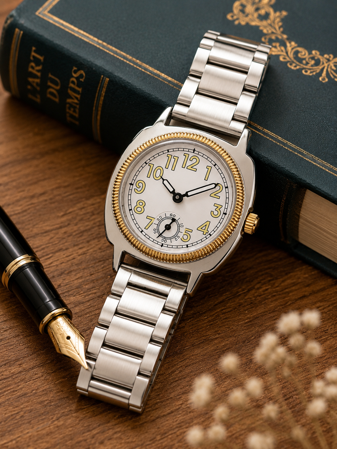 Moon Dream – Montre Femme Quartz Minimaliste | Bracelet Acier, Style Niche & Raffiné