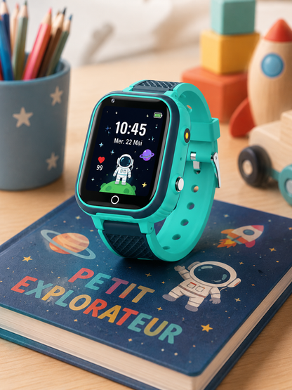 Moon Dream Kids Watch LT21 — Montre Connectée 4G Enfant | GPS | Appel Vidéo | SOS | IP67
