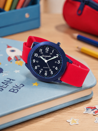 Moon Dream SchoolWatch — Montre Enfant Quartz Examen Aiguilles Lumineuses
