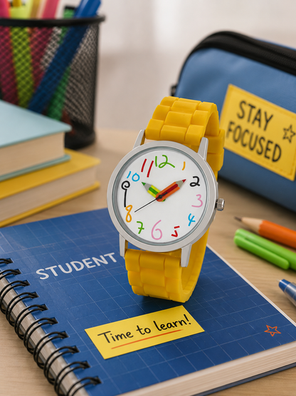 Moon Dream – Montre Enfant & Femme Silicone Jelly | Quartz, 9 Coloris, Style Casual