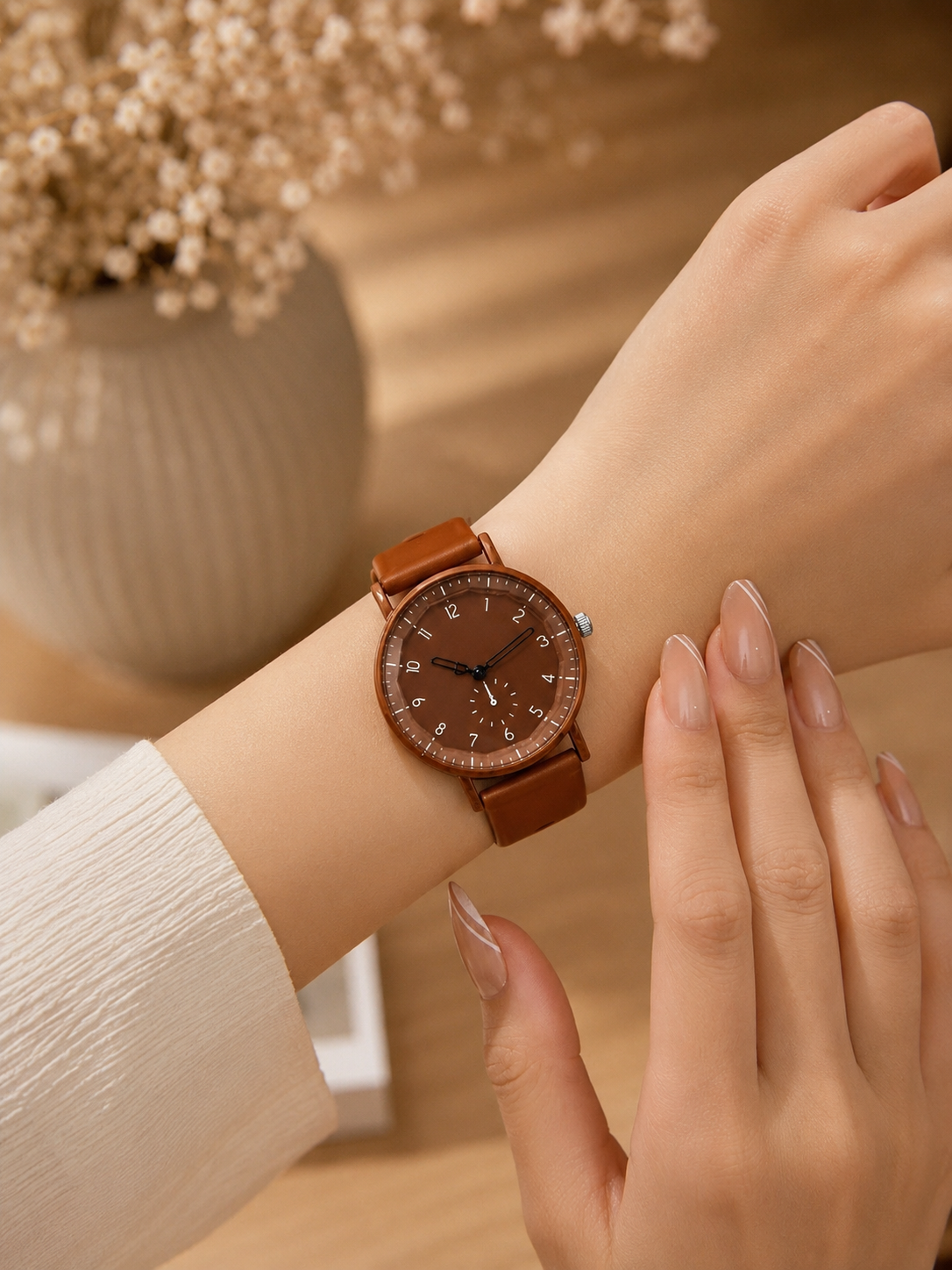 Moon Dream | Montre Quartz Femme “ Adolescente”– Style Minimaliste & Casual Chic