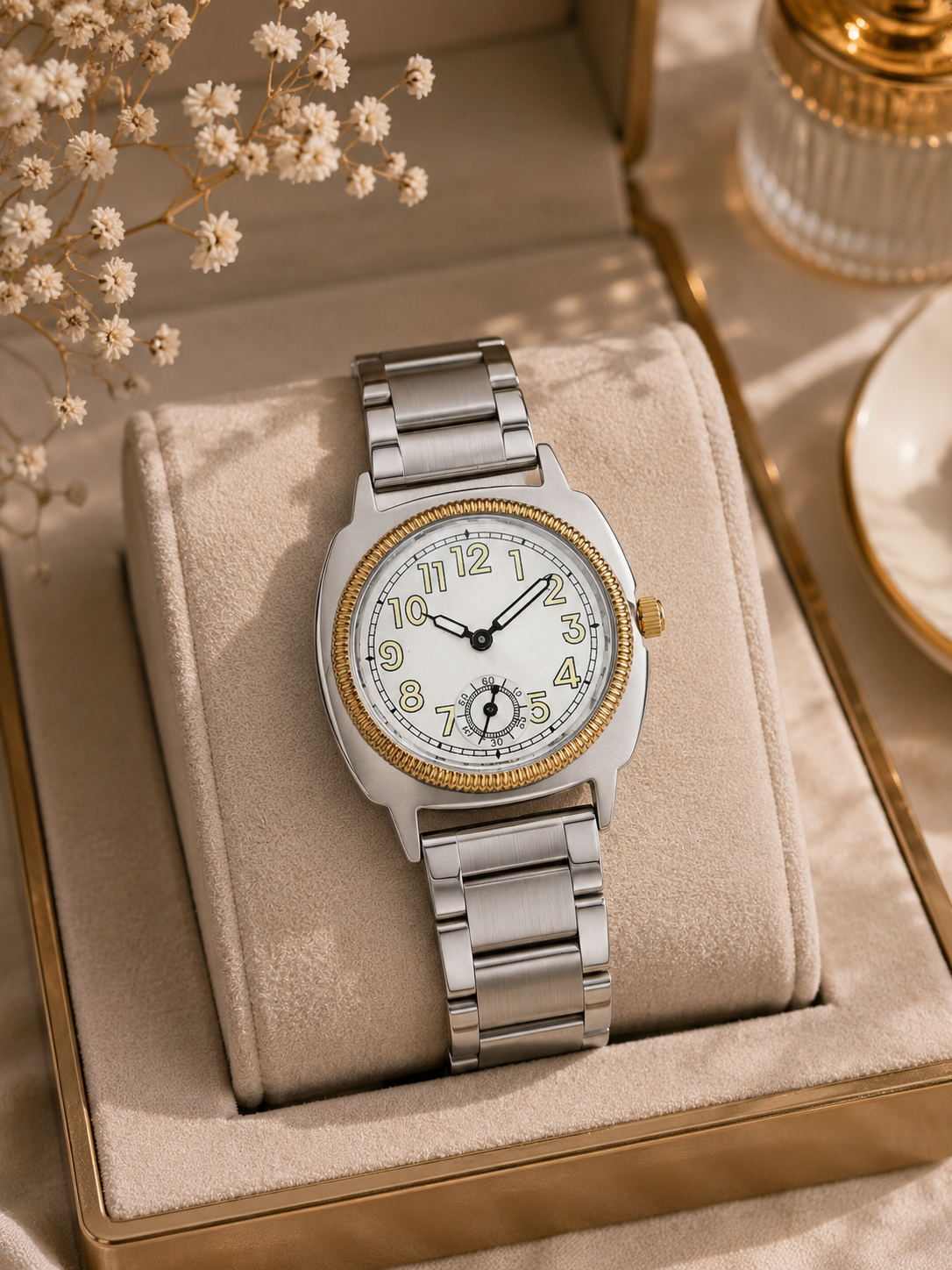 Moon Dream – Montre Femme Quartz Minimaliste | Bracelet Acier, Style Niche & Raffiné