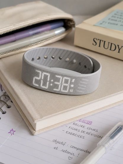Moon Dream – Bracelet Alarme Vibrant Enfant & Ado | Réveil Silicone, Suivi Sommeil, 9 Coloris