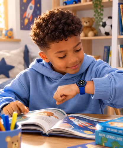 Moon Dream SchoolWatch — Montre Enfant Quartz Examen Aiguilles Lumineuses