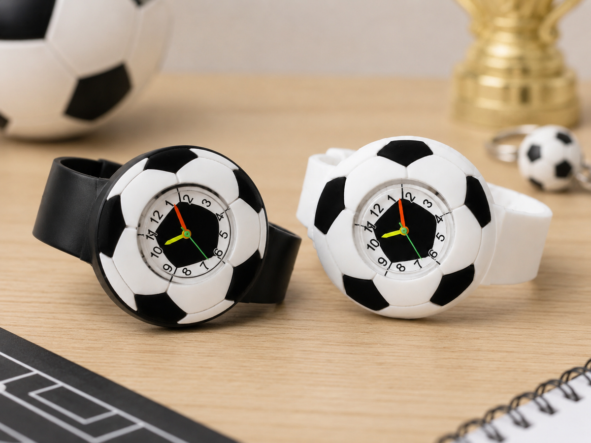 Moon Dream – Montre Enfant Football | Quartz, Cadran Cartoon, Noir ou Blanc
