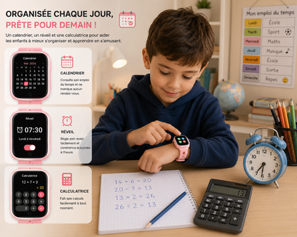 Moon Dream KidWatch 4G — Montre Connectée Enfant GPS & Appel Vidéo