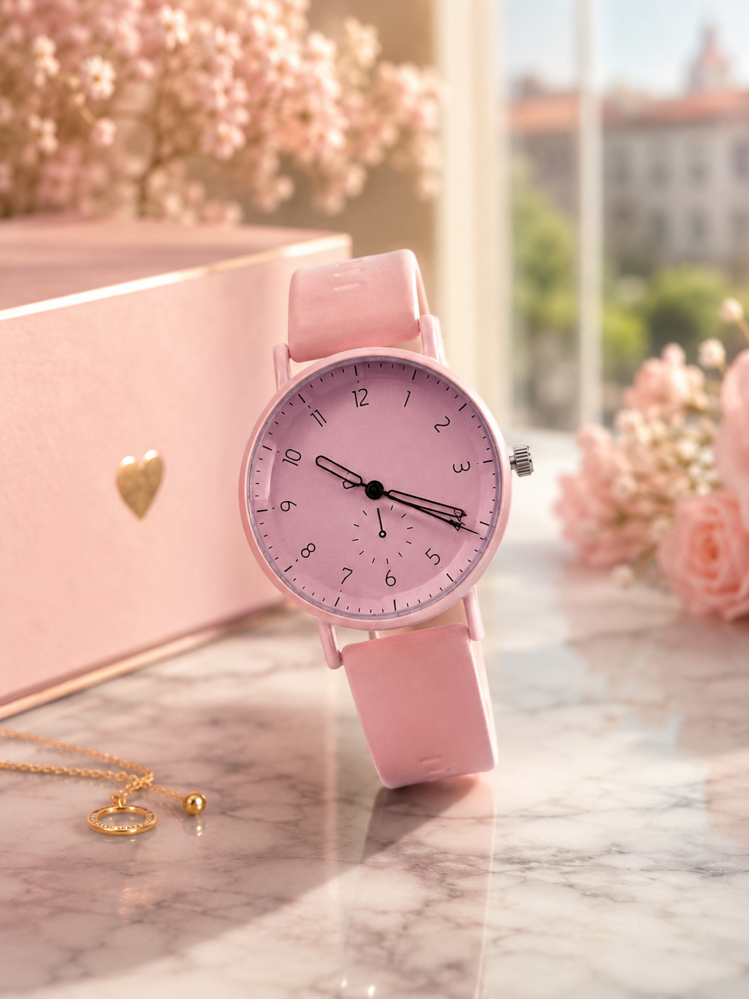Moon Dream | Montre Quartz Femme “ Adolescente”– Style Minimaliste & Casual Chic