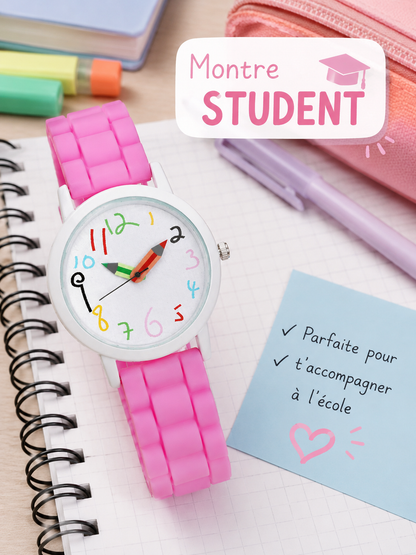 Moon Dream – Montre Enfant & Femme Silicone Jelly | Quartz, 9 Coloris, Style Casual