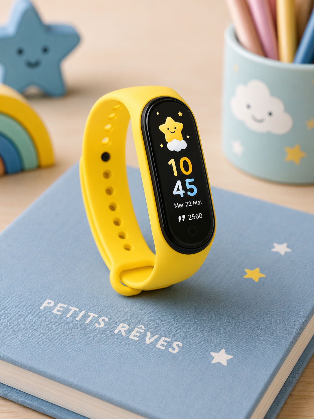 Montre Enfant Kawaii Moon Dream | Digital, Silicone, Sport & École