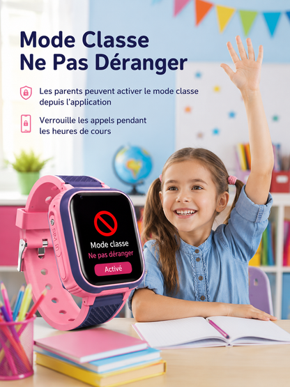 Moon Dream Kids Watch LT21 — Montre Connectée 4G Enfant | GPS | Appel Vidéo | SOS | IP67