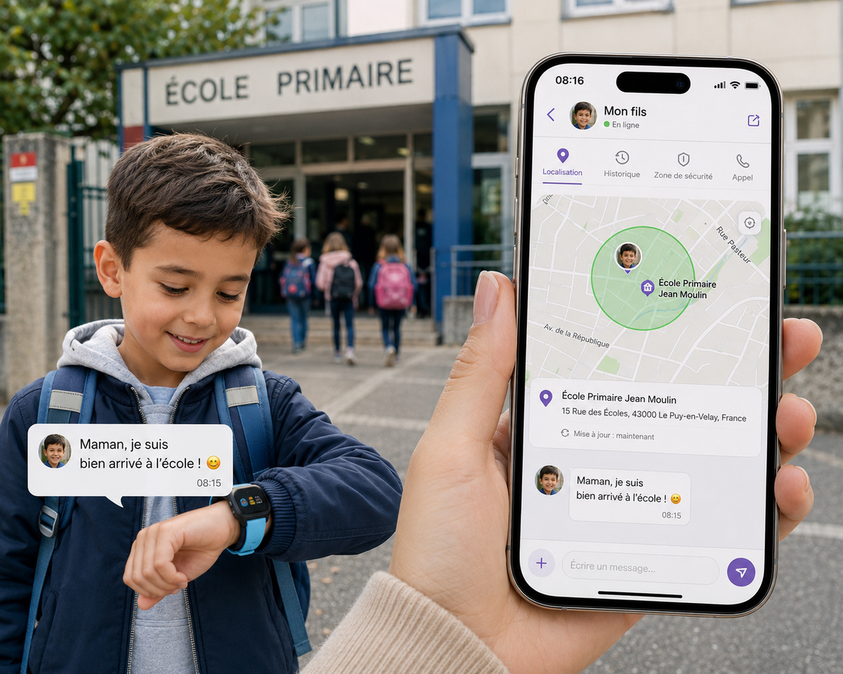 Moon Dream KidWatch 4G — Montre Connectée Enfant GPS & Appel Vidéo
