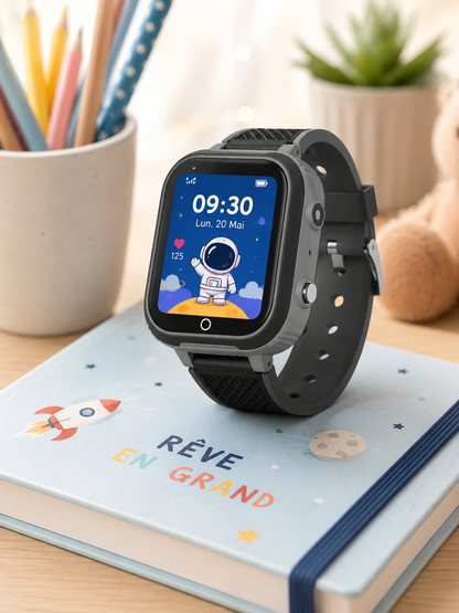 Moon Dream Kids Watch LT21 — Montre Connectée 4G Enfant | GPS | Appel Vidéo | SOS | IP67