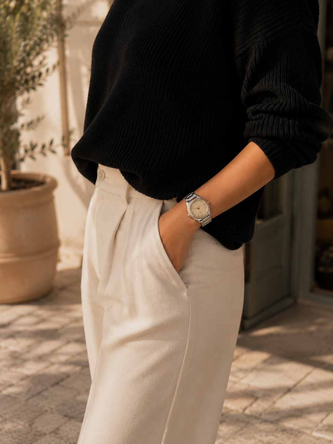 Moon Dream – Montre Femme Quartz Minimaliste | Bracelet Acier, Style Niche & Raffiné