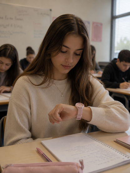 Montre Quartz Fashion adolescente – Bracelet Silicone Coloré | Moon Dream