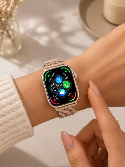 Montre Connectée GPS 2026 – Écran HD 2.01", Appels Bluetooth, IP68, 178+ Sports