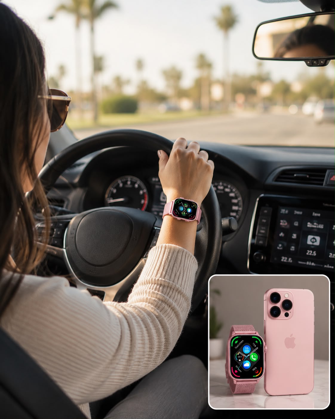 Montre Connectée GPS 2026 – Écran HD 2.01", Appels Bluetooth, IP68, 178+ Sports