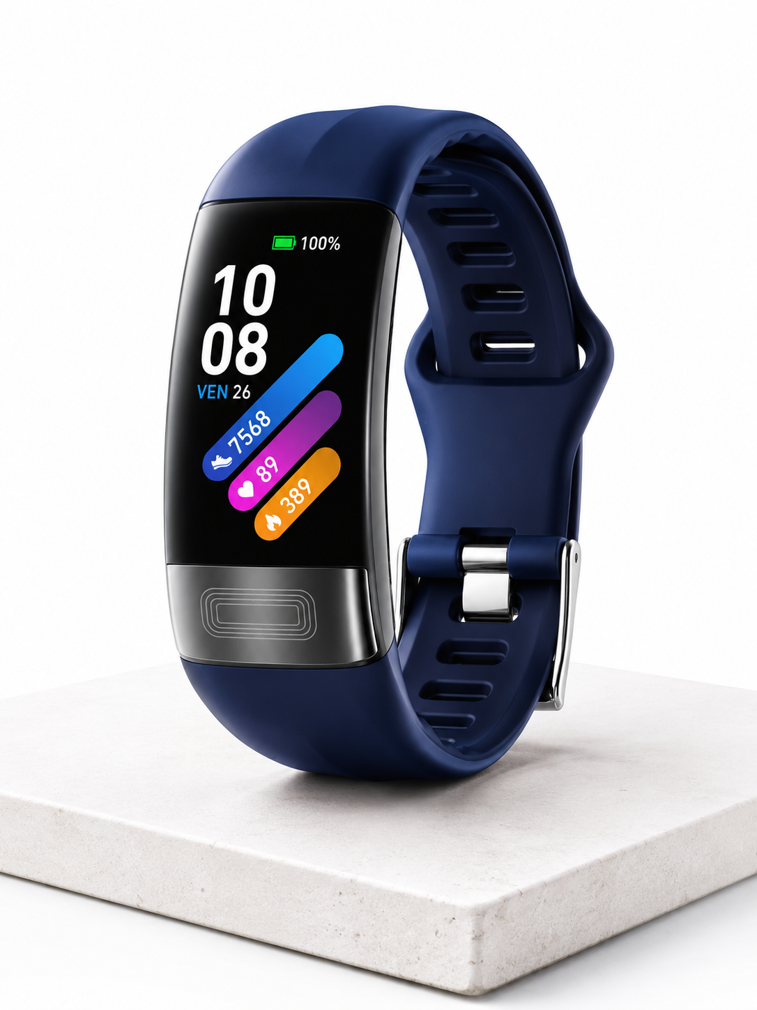 Moon Dream – Bracelet Connecté Santé ECG+PPG | Fréquence Cardiaque, Tension & SpO2