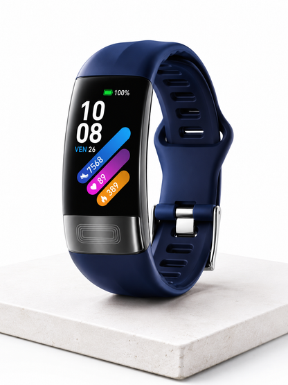 Moon Dream – Bracelet Connecté Santé ECG+PPG | Fréquence Cardiaque, Tension & SpO2