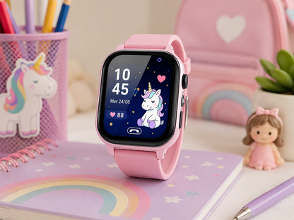 Moon Dream – Montre Connectée Enfant GPS & SOS | Carte SIM, Appels & Caméra 13 MP
