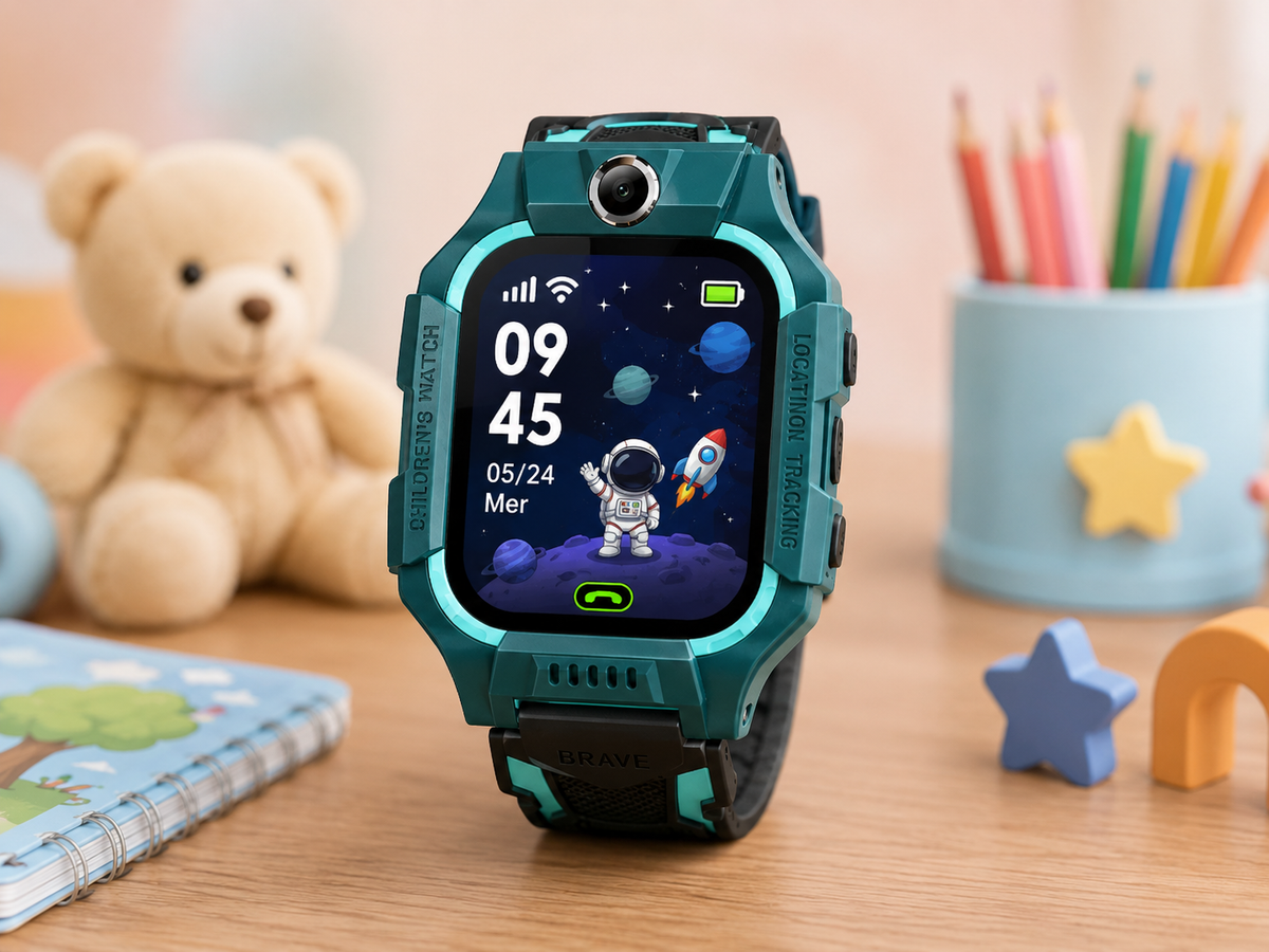 Moon Dream – Montre Connectée Enfant GPS & SOS | Carte SIM, Appels & Caméra 13 MP