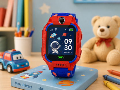 Moon Dream – Montre Connectée Enfant GPS & SOS | Carte SIM, Appels & Caméra 13 MP
