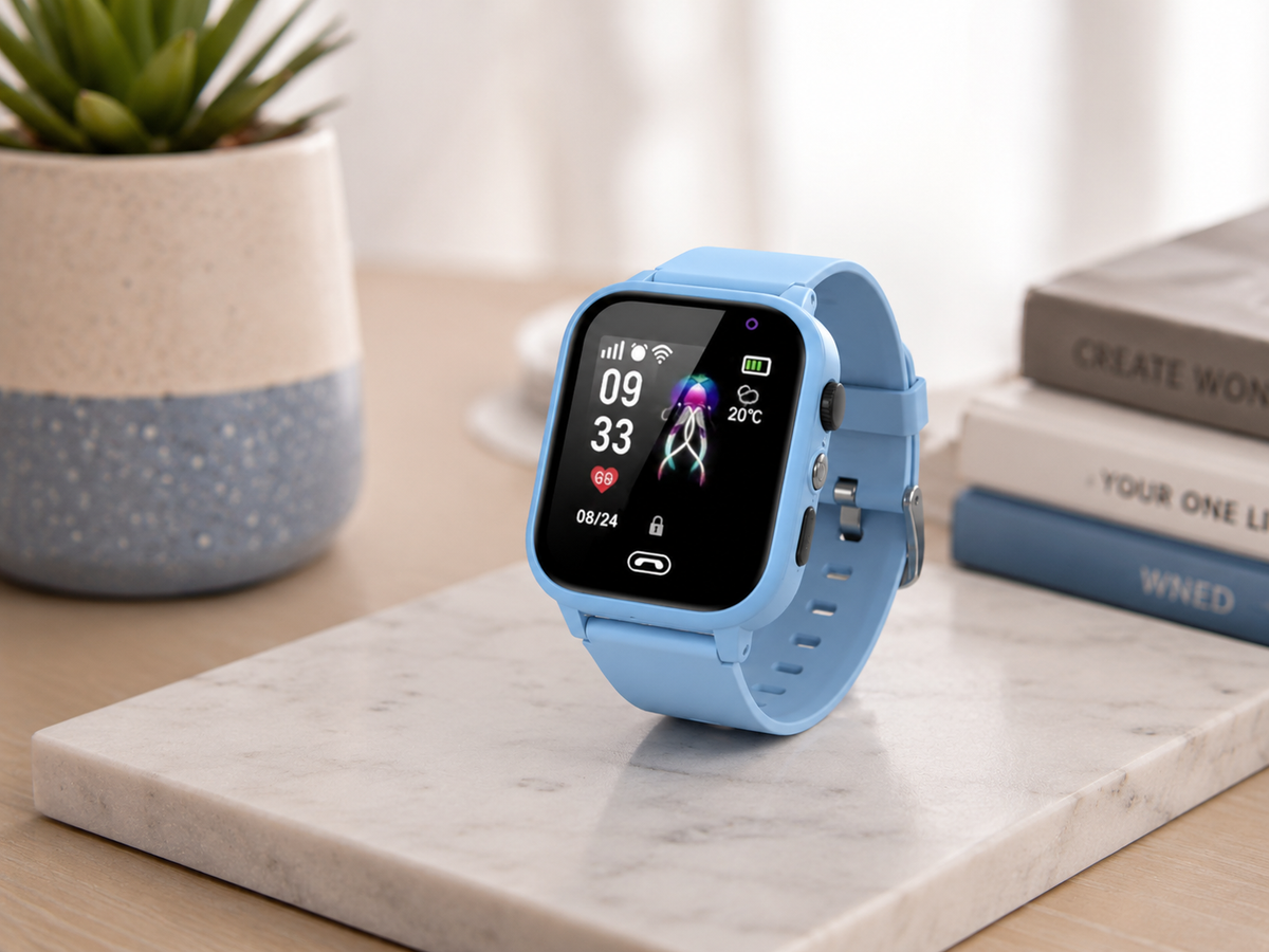 Moon Dream – Montre Connectée Enfant GPS SOS | Appel Vidéo HD, Carte SIM & Écouteurs