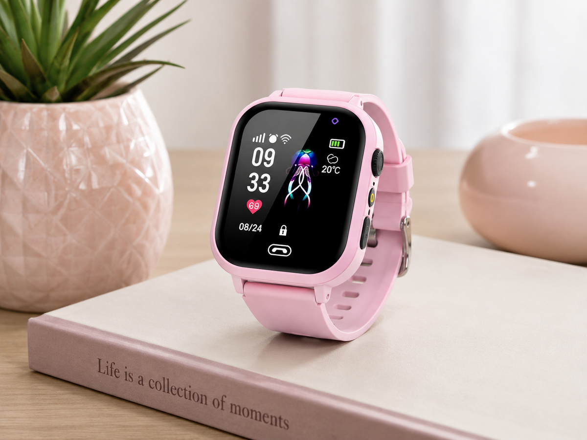 Moon Dream – Montre Connectée Enfant GPS SOS | Appel Vidéo HD, Carte SIM & Écouteurs