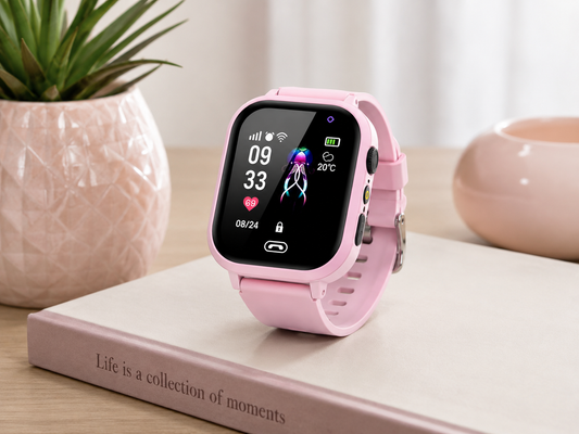 Moon Dream – Montre Connectée Enfant GPS SOS | Appel Vidéo HD, Carte SIM & Écouteurs