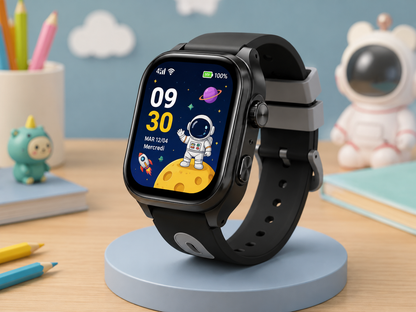 Moon Dream – Montre Connectée Enfant 4G | Grand Écran 2” IPS, GPS, Appel Vidéo & IP67