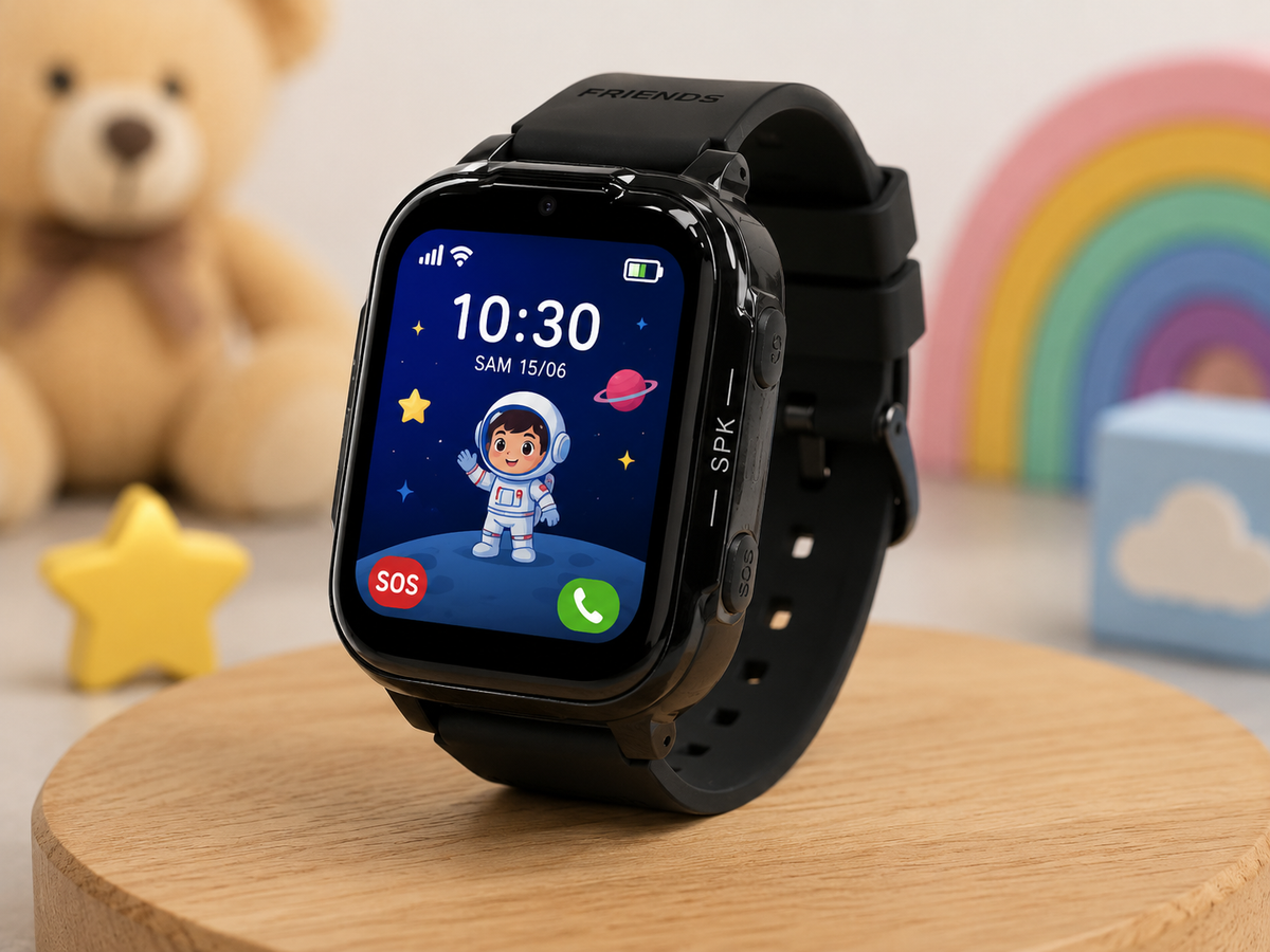 Moon Dream – Montre Connectée Enfant 4G | Batterie 700 mAh, GPS, Appel Vidéo & 7 Jeux Offerts