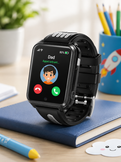 Moon Dream Smartwatch 4G GPS – Montre Connectée Étudiante & Enfant