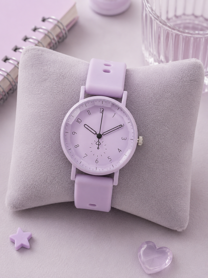 Moon Dream | Montre Quartz Femme “ Adolescente”– Style Minimaliste & Casual Chic