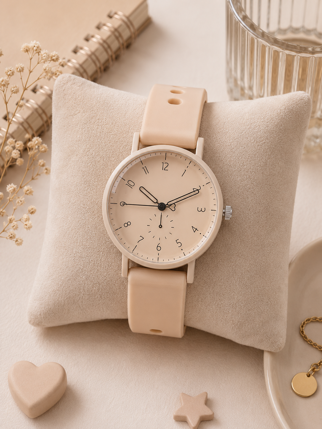 Moon Dream | Montre Quartz Femme “ Adolescente”– Style Minimaliste & Casual Chic