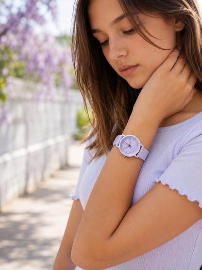 Moon Dream | Montre Quartz Femme “ Adolescente”– Style Minimaliste & Casual Chic