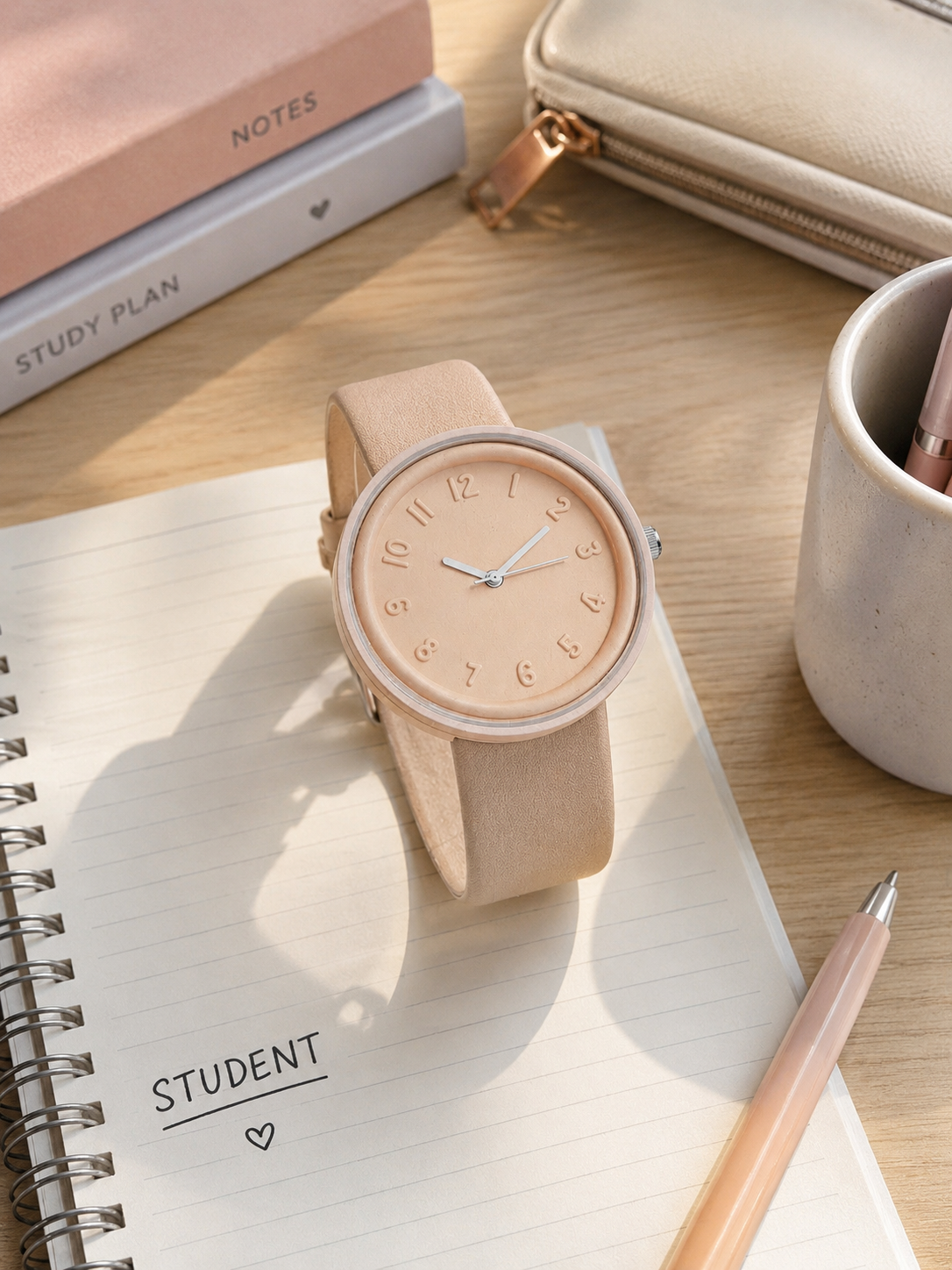 Montre Quartz Fashion adolescente – Bracelet Silicone Coloré | Moon Dream