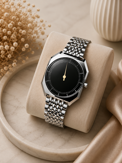 Moon Dream – Montre Homme Vintage Quartz | Design Rare, Bracelet Cuir ou Acier